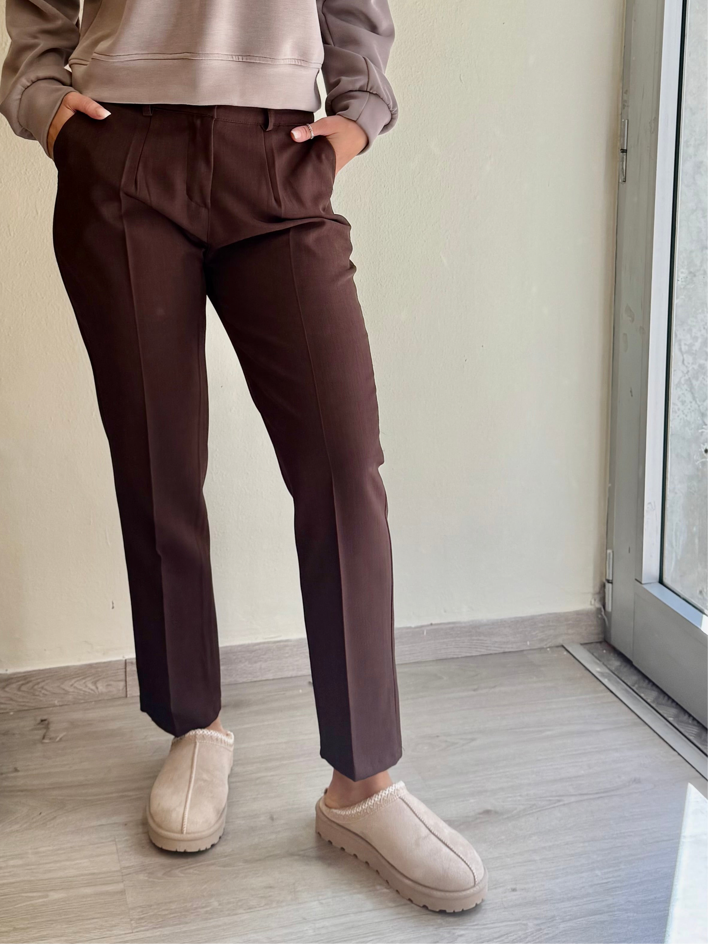Pantaloni a sigaretta basic