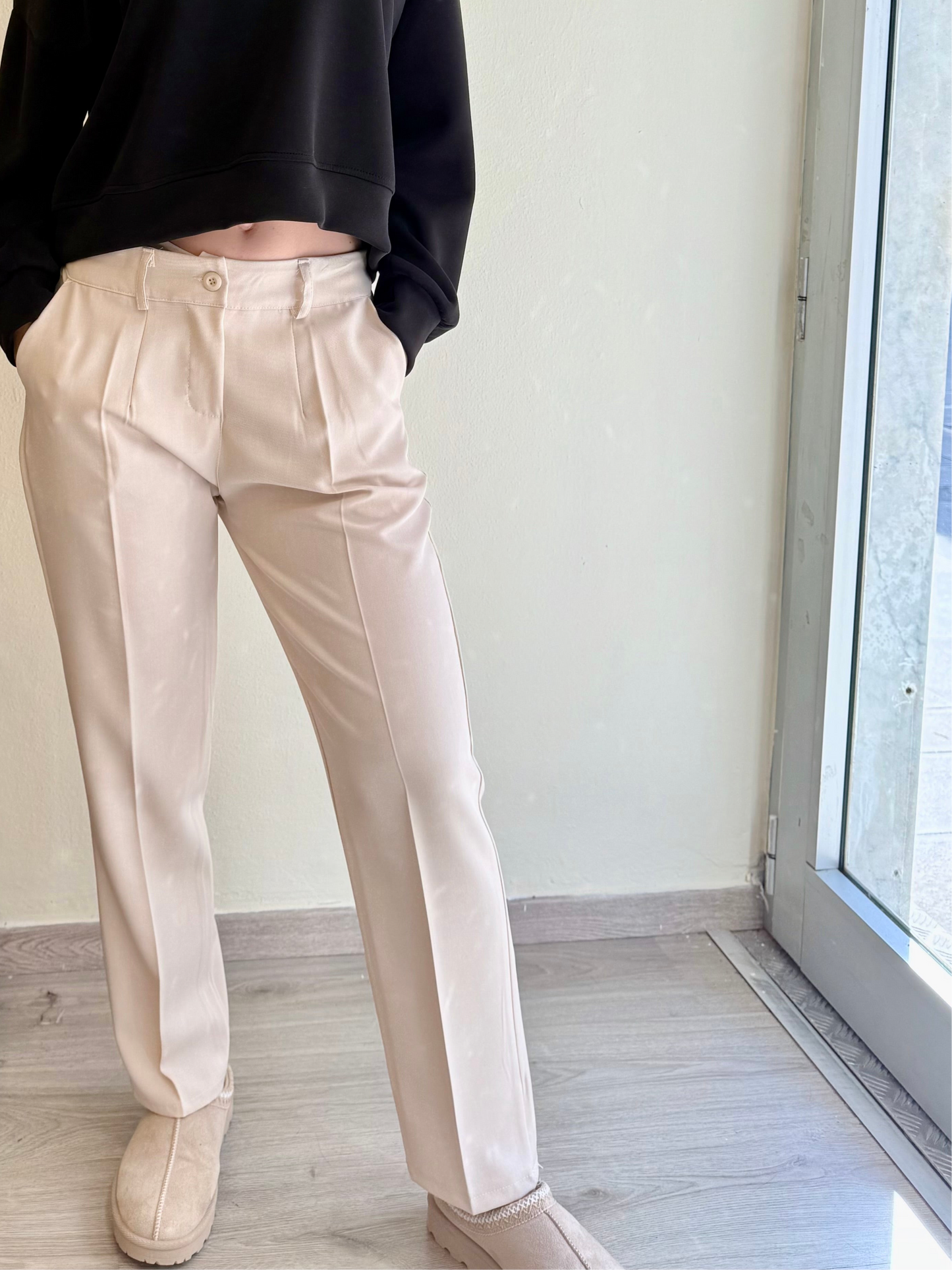 Pantaloni a sigaretta basic