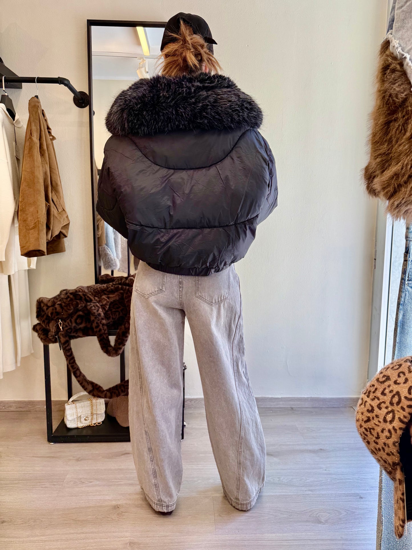 Maxi piumino crop