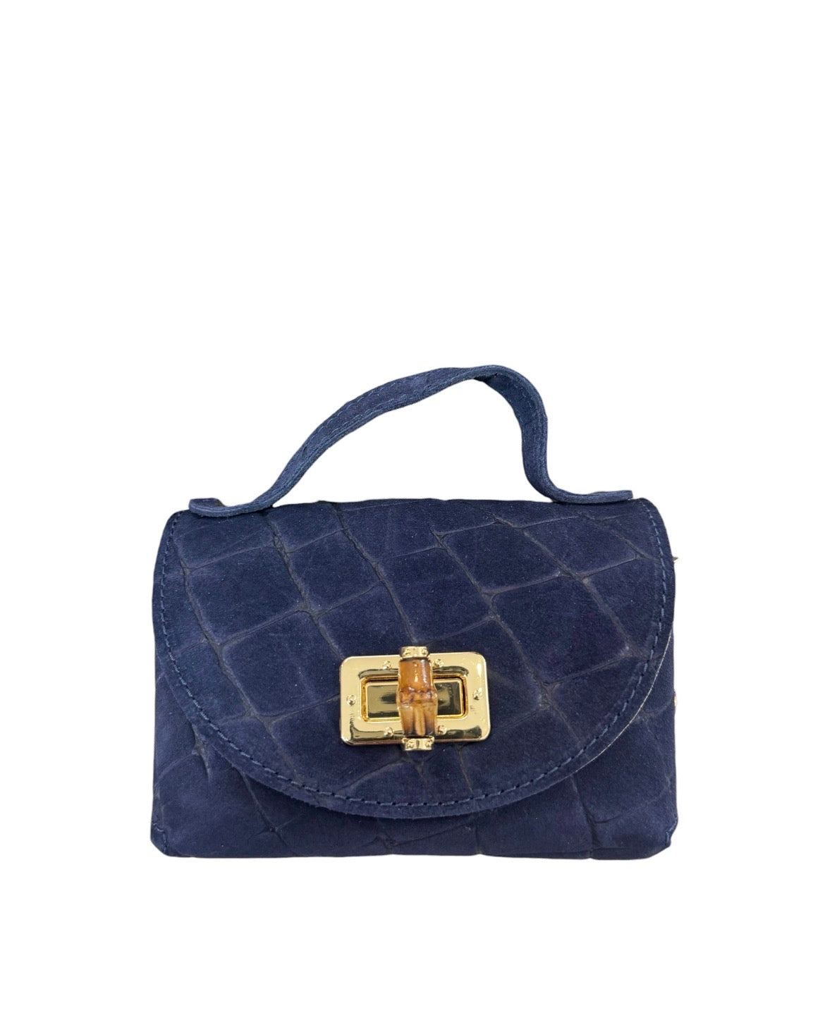 Mini bag vera pelle con tracolla