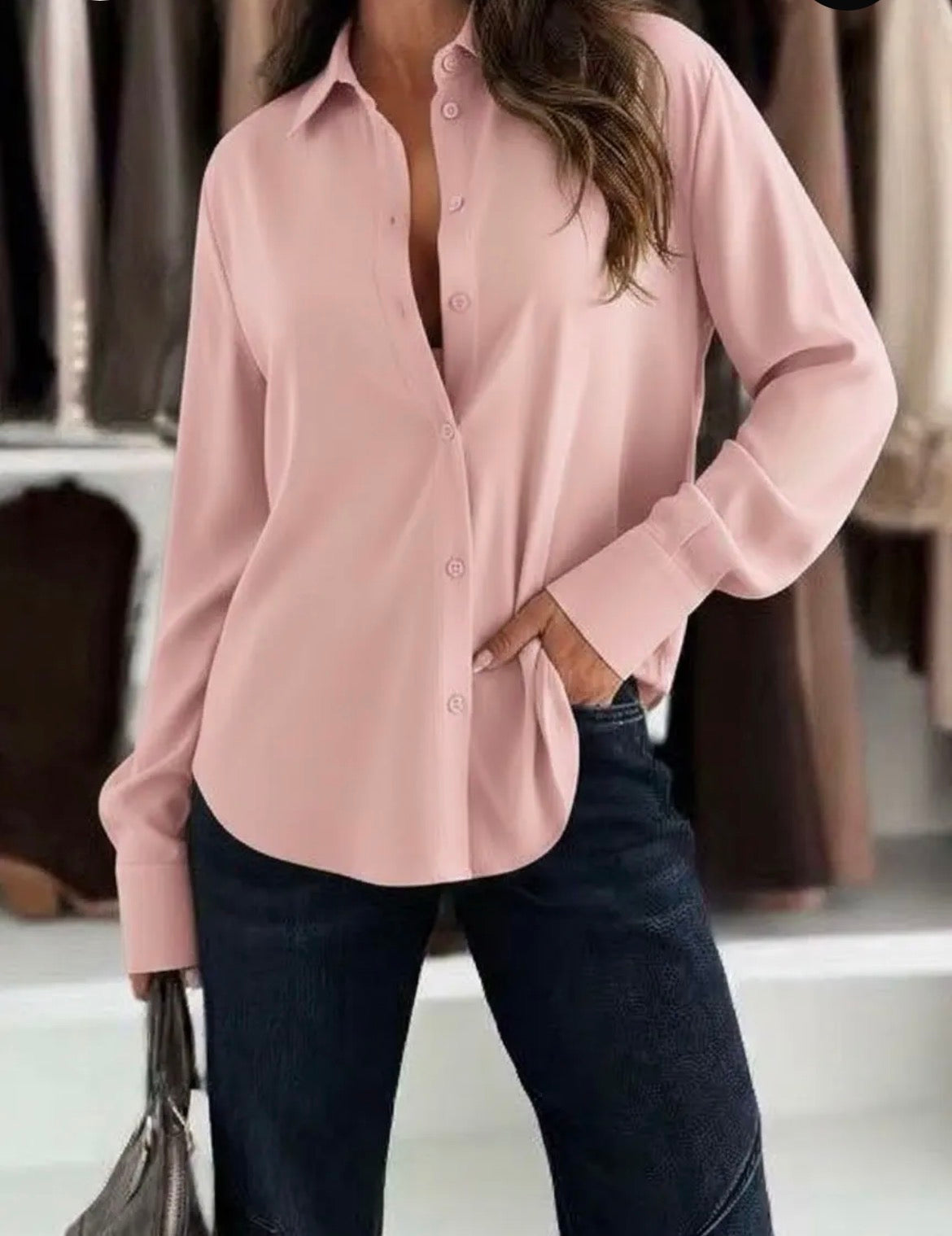 Camicia Classica Rosa