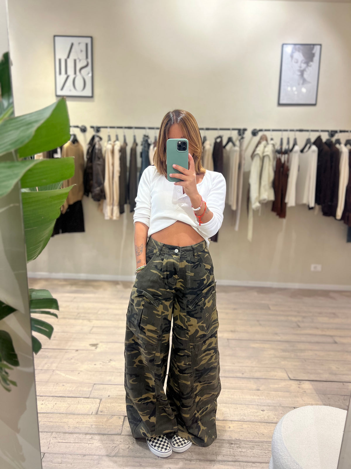 Jeans cargo military
