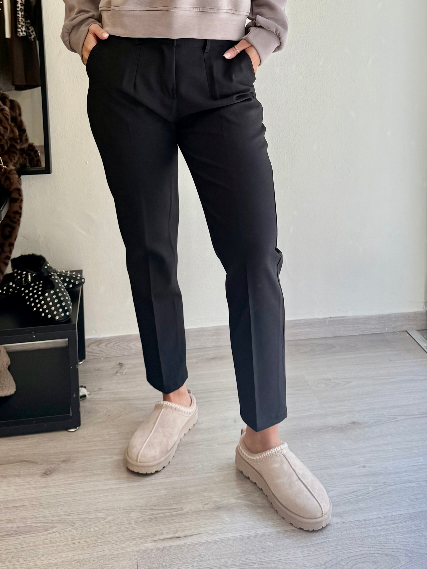 Pantaloni a sigaretta basic