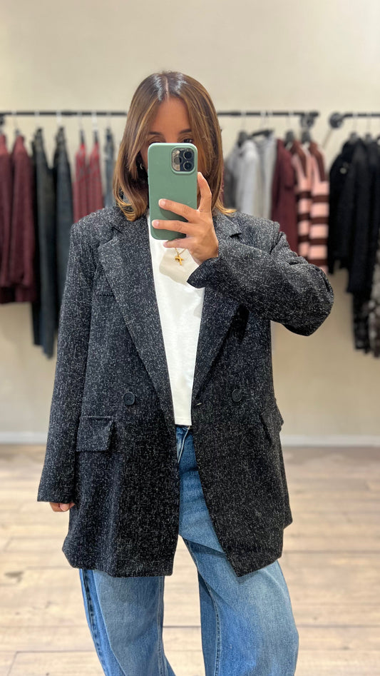 Blazer grigio antracite sale e pepe