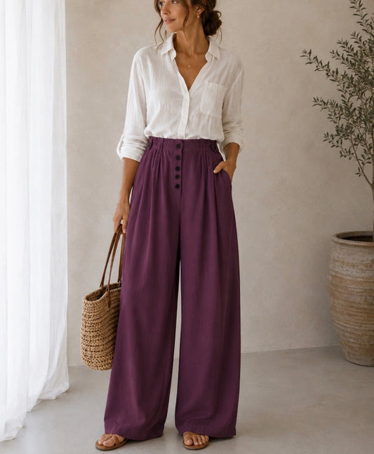 Pantalone pences bordeaux