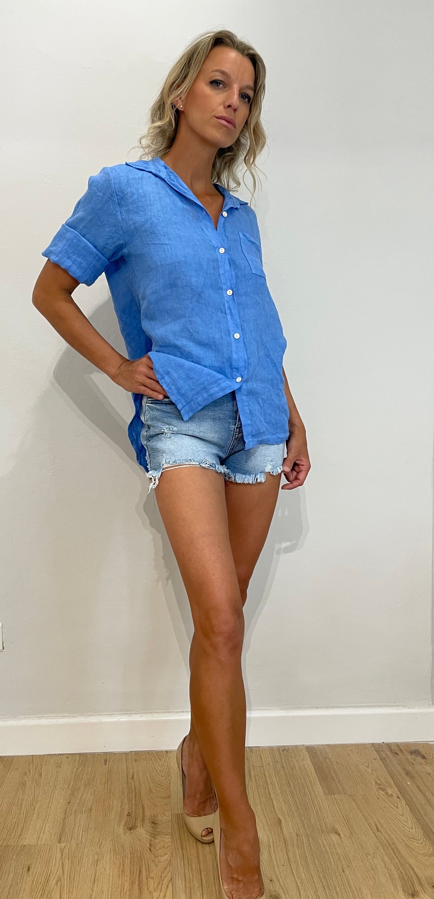 Camicia 100% lino
