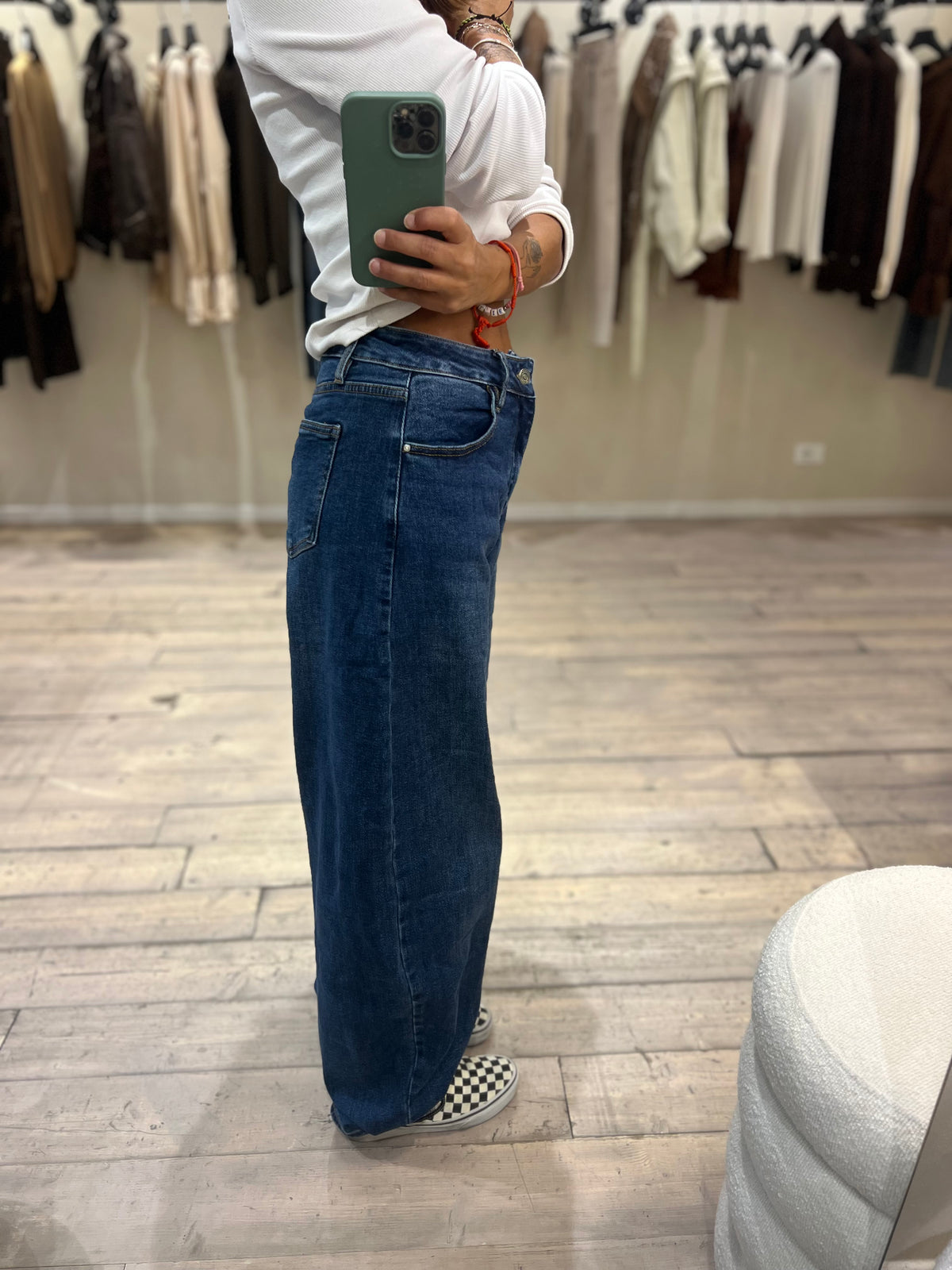 Jeans Baloon blu medio