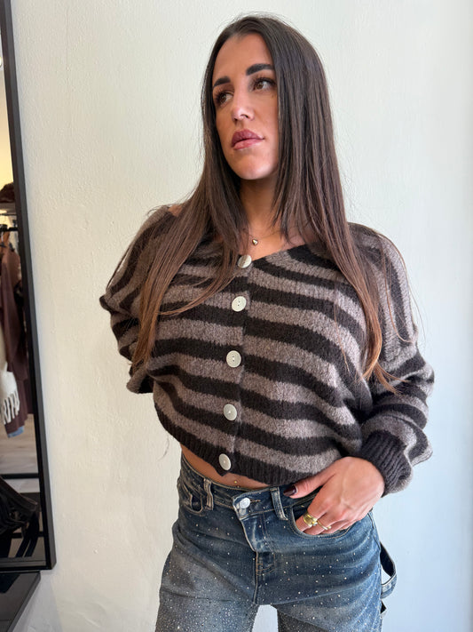Cardigan Righe